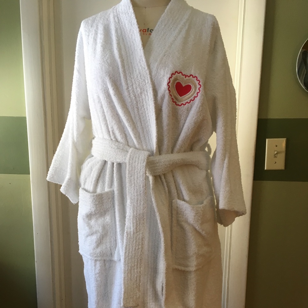New cotton terry robe